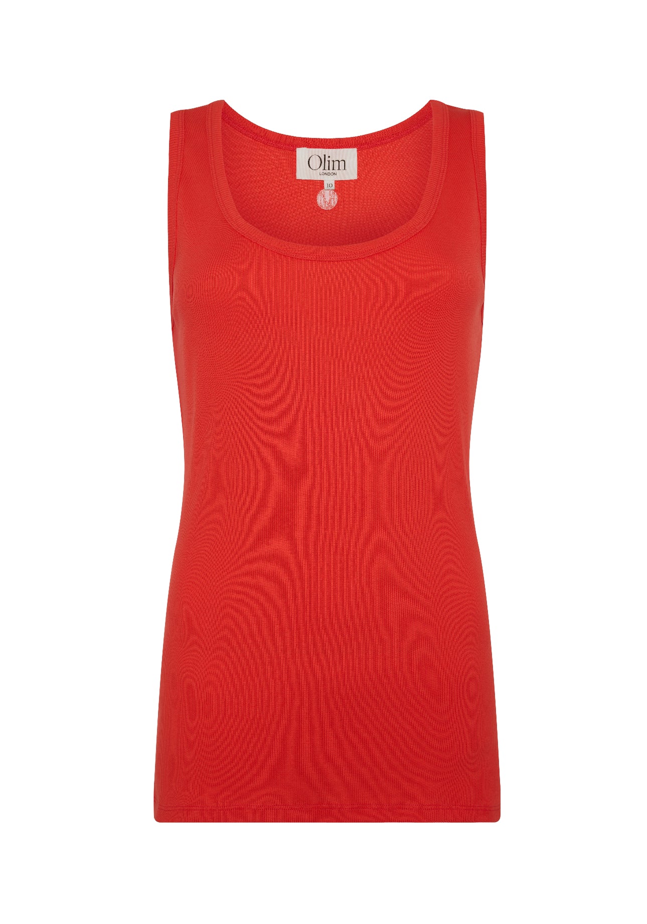 Maisy Rib Vest - Poppy Red