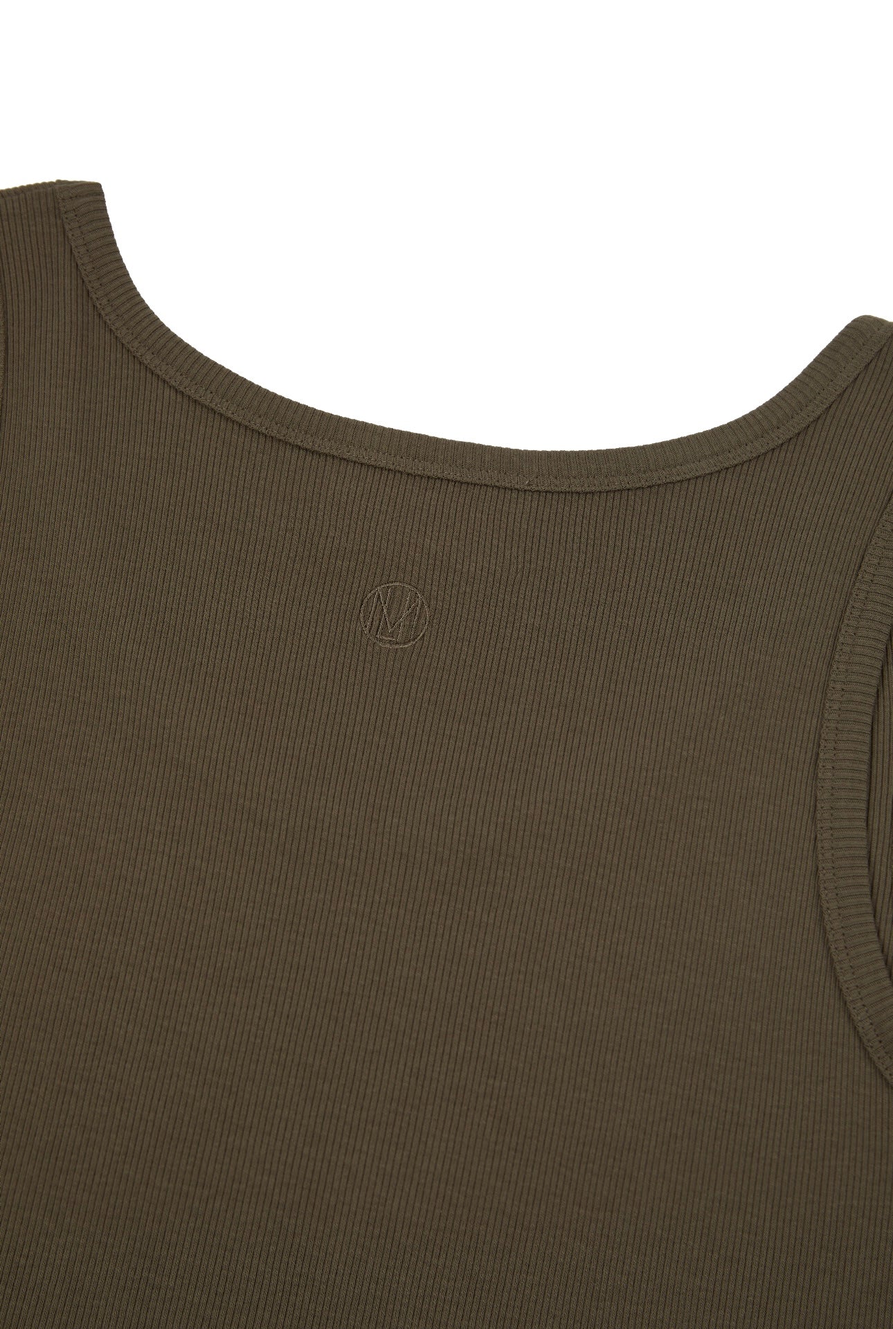 Maisy Rib Vest - Dark Moss