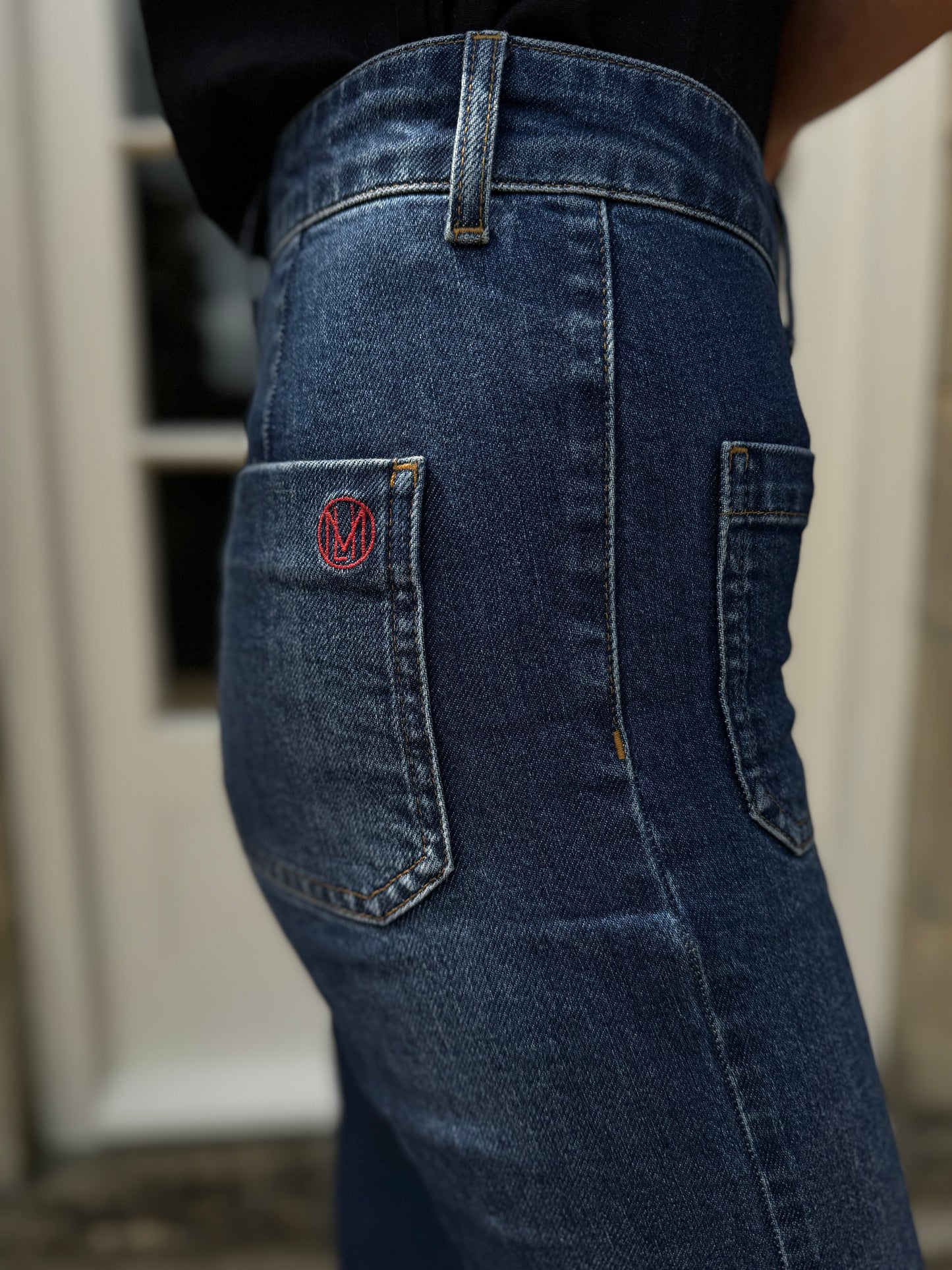 Evie Patch Pocket Jeans