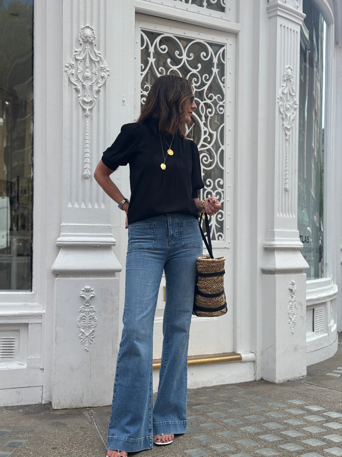 Evie Patch Pocket Jeans