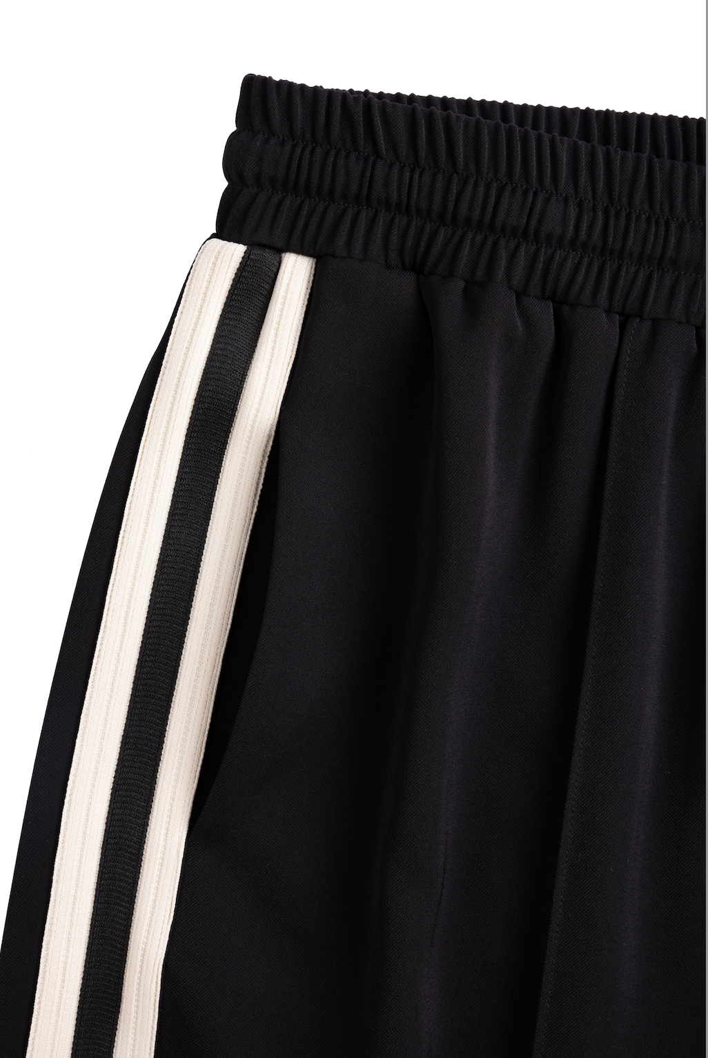 Annabel Side Stripe Trouser - Midnight Black