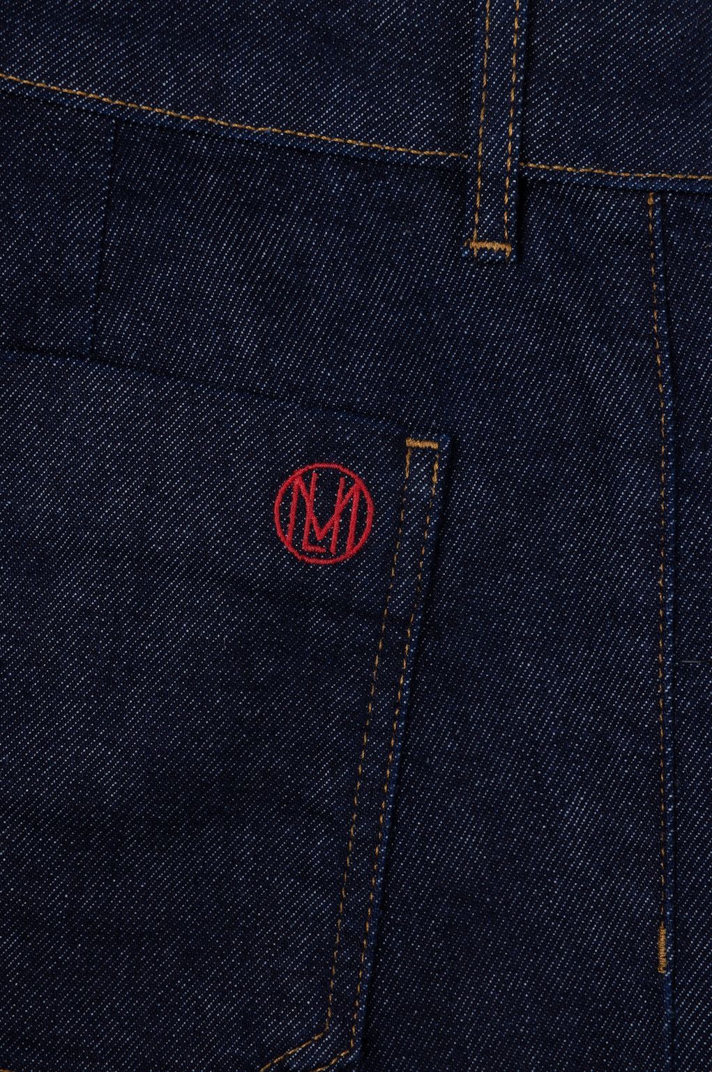 'Reworked' Evie Patch Pocket Jeans - Rinse Wash